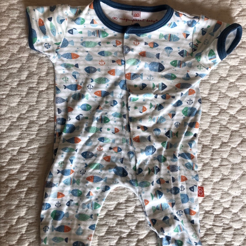 Magnificent Baby Magnetic fish romper